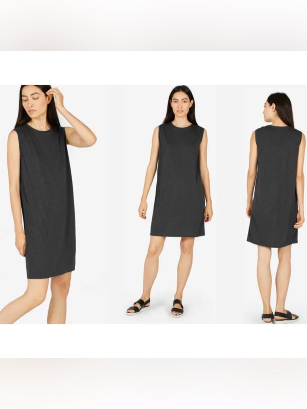NWOT Lyocell EVERLANE LUXE DRAPE MUSCLE TANK DRESS Medium